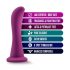 Temptasia Bellatrix - Dildo com ventosa (roxo)