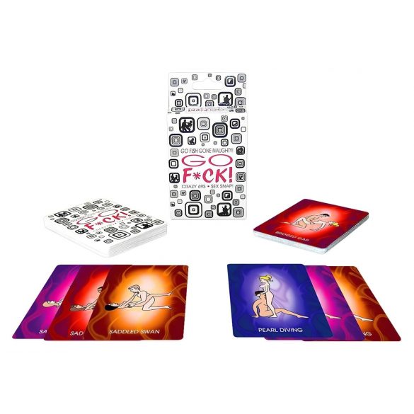 GO F*CK - Jogo de cartas Kama Sutra (52 cartas)