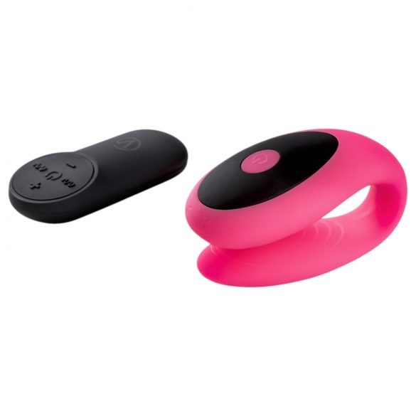 Virgite - Vibrador para Casal com Controle Remoto (Preto e Rosa)