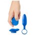 Platanomelón Mobi - Kit Vibrador Sem Fio Recarregável - 2 Peças (Azul)