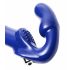 Strap U Revolver II - vibrador azul de cinta