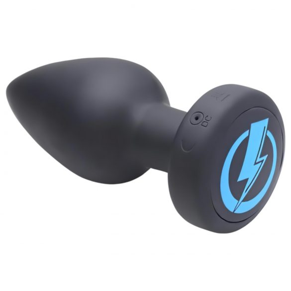 Zeus - Vibrador Anal E-Stim com Controle Remoto (Preto)