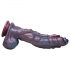 Creature Cocks Hydra: Dildo de Silicone 27cm (roxo)