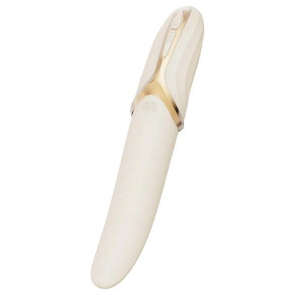 Zalo Eve - Vibrador aquecedor rotativo (branco) recarregável