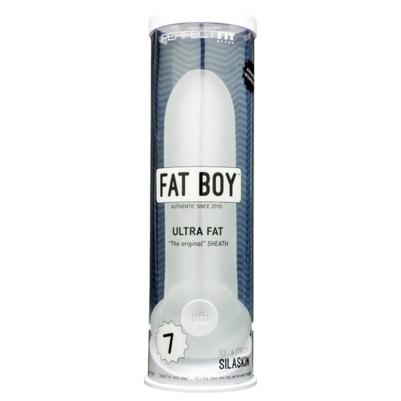 Fat Boy Ultra Grosso - Manga Peniana (19cm) - Branco Leitoso