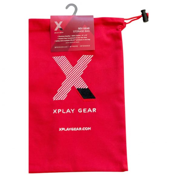 Perfect Fit Play Gear - bolsa de armazenamento para brinquedos sexuais (vermelha)