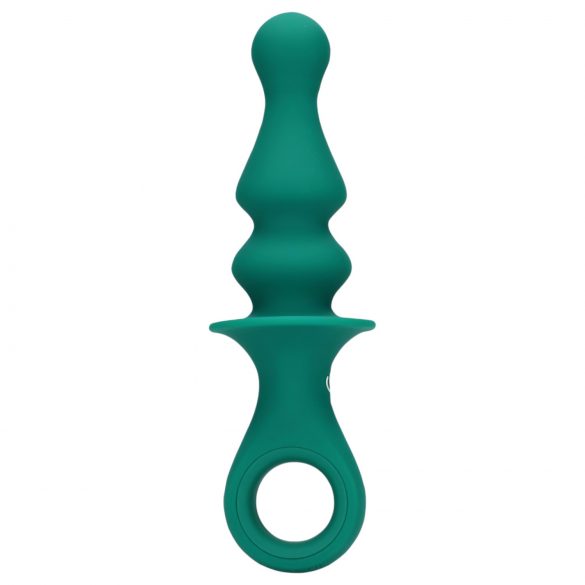 Loveline - Vibrador anal com pérolas recarregável (verde)