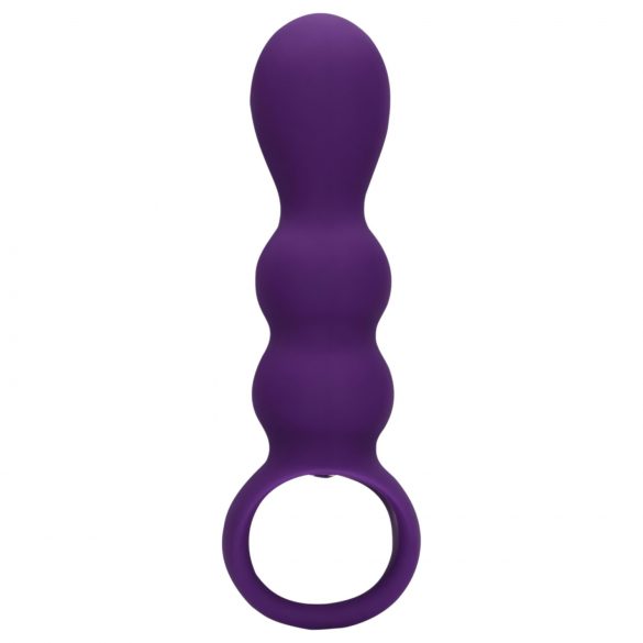 Loveline - Vibrador anal recarregável com esferas (roxo)