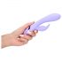 Loveline - Vibrador Rabbit com Estimulador de Clitóris (roxo)