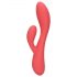 Loveline - Vibrador à prova d'água rosa com estimulador de clitóris