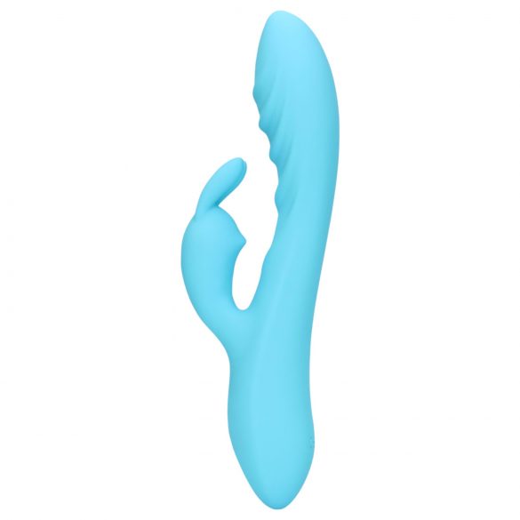 Loveline - Vibrador azul à prova d'água com estimulador de coelho