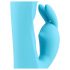 Loveline - Vibrador azul à prova d'água com estimulador de coelho