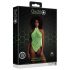 Body Neon Verde com Efeito de Fita Fluorescente