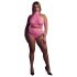 Ouch! - Conjunto de lingerie fluorescente (rosa)