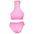 Ouch! - Conjunto de lingerie fluorescente (rosa)