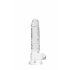 REALROCK - Dildo realístico transparente (17cm)