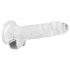 REALROCK - Dildo realístico transparente (17cm)