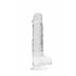 REALROCK - Dildo realístico transparente (19cm)