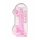 Dildo Realista Transparente - Rosa (22cm)