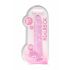 Dildo Realista Transparente - Rosa (22cm)