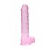 Dildo Realista Transparente - Rosa (22cm)