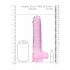 Dildo Realista Transparente - Rosa (22cm)