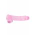 Dildo Realista Transparente - Rosa (22cm)