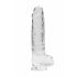 REALROCK - Dildo realista e transparente (22cm)