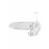 REALROCK - Dildo realista e transparente (22cm)