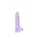 REALROCK - Dildo realístico lilás (15cm)