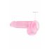 REALROCK - Dildo Realístico Transparente - Rosa (15cm)