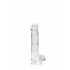 REALROCK - Dildo Realista Transparente (15cm)