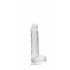 REALROCK - Dildo Realista Transparente (15cm)