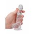 REALROCK - Dildo Realista Transparente (15cm)