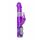 Vibrador Easytoys Rabbit com pérolas e estimulador clitoriano - roxo