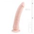 Easytoys - Dildo 100% silicone ventosa (21cm) - natural