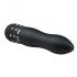 Mini Vibrador Diamante Curvado Preto