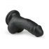 Easytoys - Dildo ventosa com escroto 15cm - preto