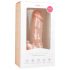 Easytoys - Dildo com ventosa e escroto (17,5 cm) - Natural