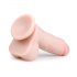 Easytoys - Dildo com ventosa e escroto (17,5 cm) - Natural