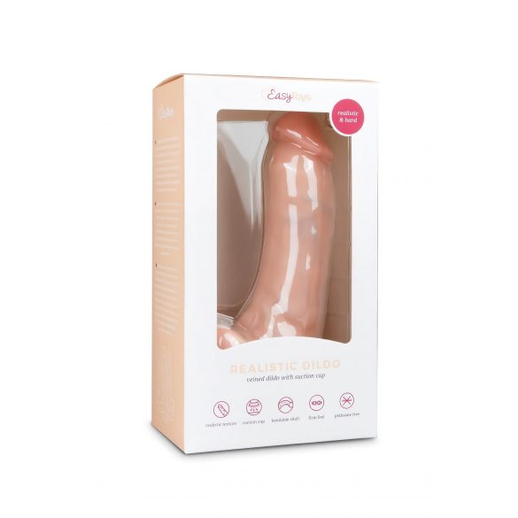 Easytoys - Dildo com ventosa (20cm) - Natural