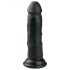 Easytoys - Dildo realista ventosa (15,5cm) - preto