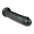 Easytoys - dildo extra grande com ventosa (28,5cm) - preto