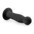 Easytoys Ribbed - Dildo Anal com Ventosa (14cm) - Preto