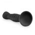 Easytoys Ribbed - Dildo Anal com Ventosa (14cm) - Preto