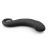 Dildo Curvado Anal em Silicone - Preto