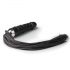 Flogger fácil: chicote e dildo silicone (preto)