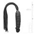 Flogger fácil: chicote e dildo silicone (preto)