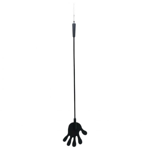 Rimba - Chicote de Silicone com Mãozinha - 40cm (Preto)