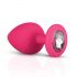 Conjunto Plug Anal Diamond Easytoys (rosa)